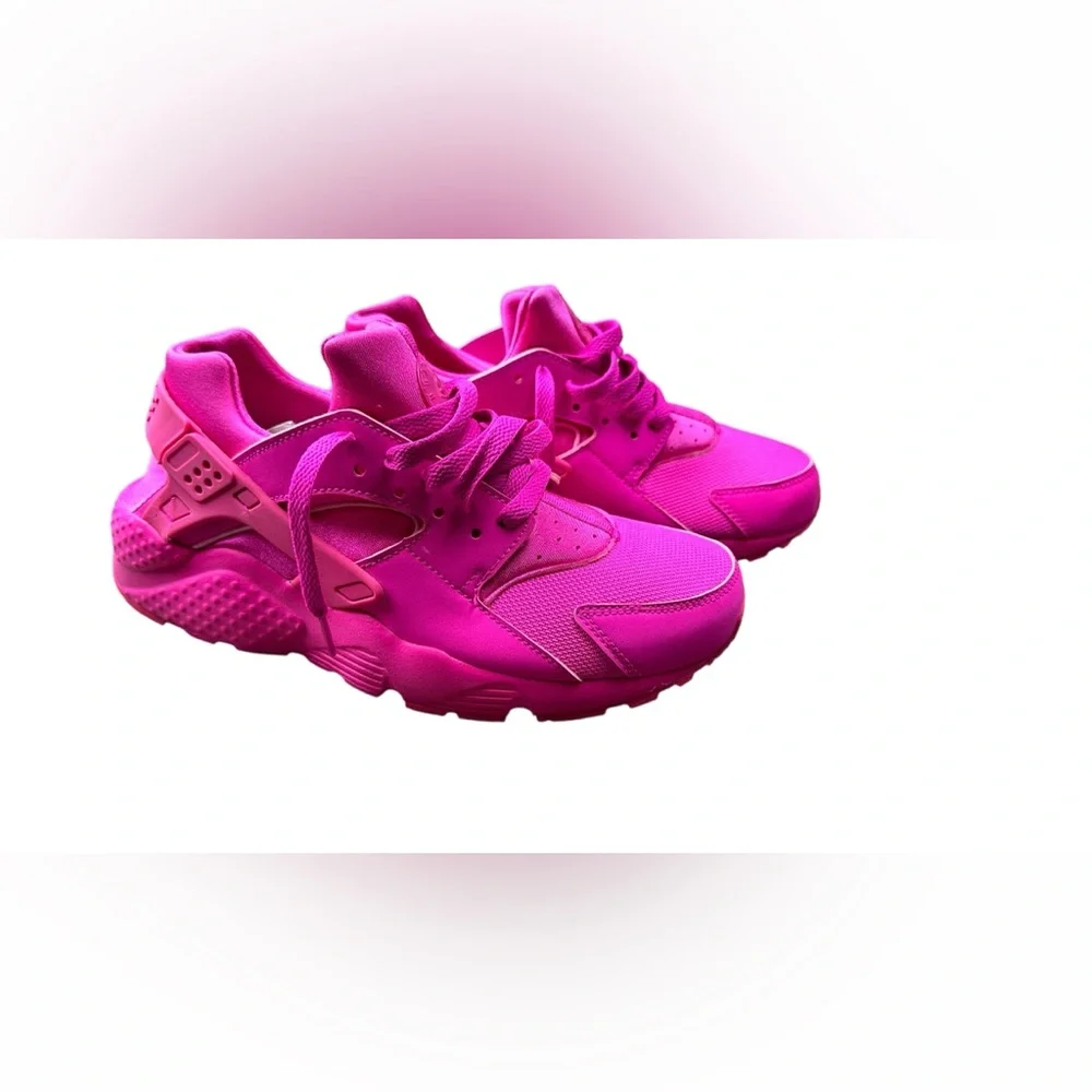 Nike Hot Pink Huarache Run Sneakers (GS)